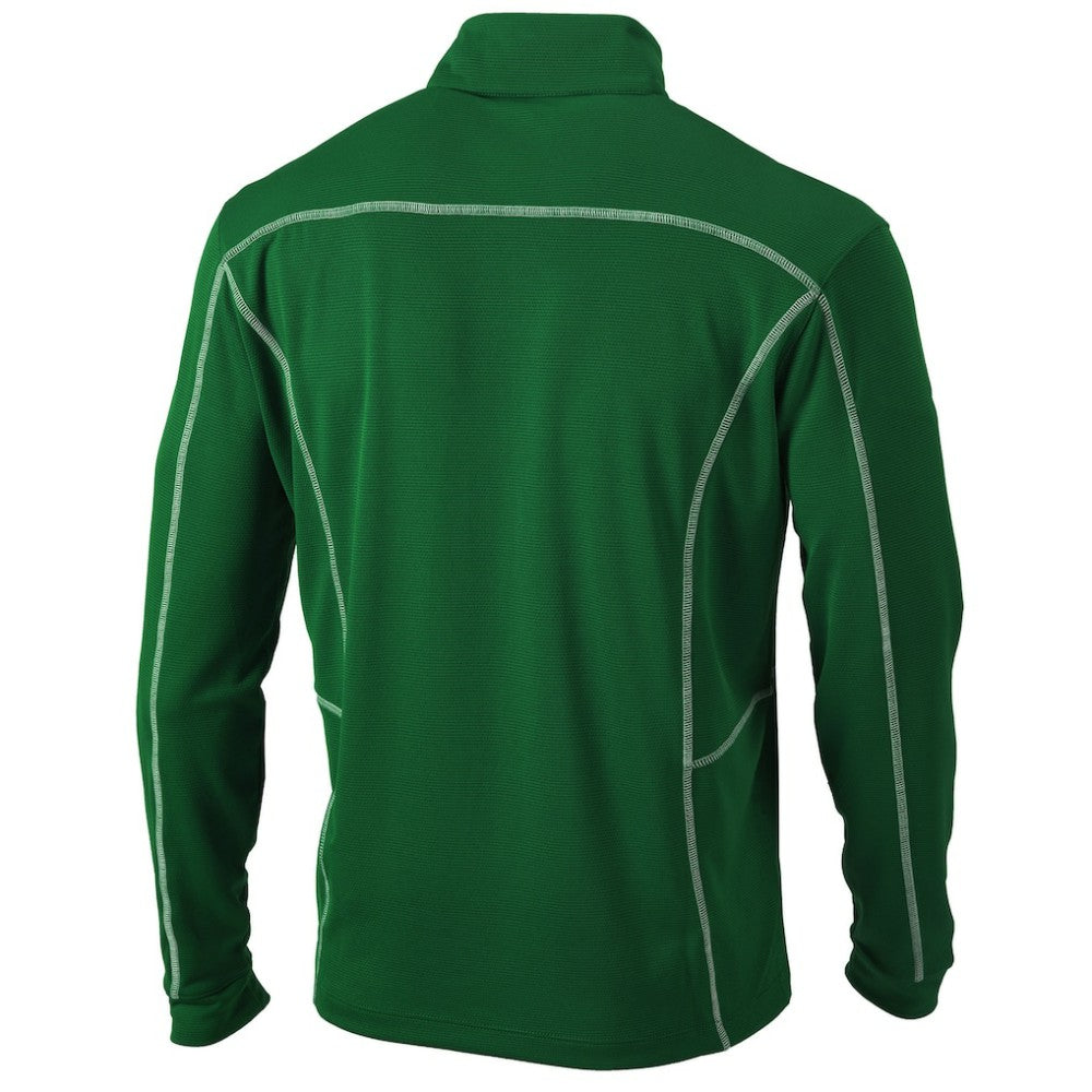 Green Athletics Columbia Shotgun Omni-Wick Quarter-Zip Pullover Jacket