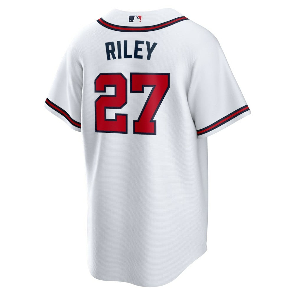 White Austin Riley Atlanta Braves Nike Home Replica Player Jersey