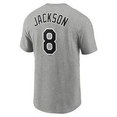 Heathered Gray Bo Jackson Chicago White Sox Nike Cooperstown Collection Name & Number T-Shirt