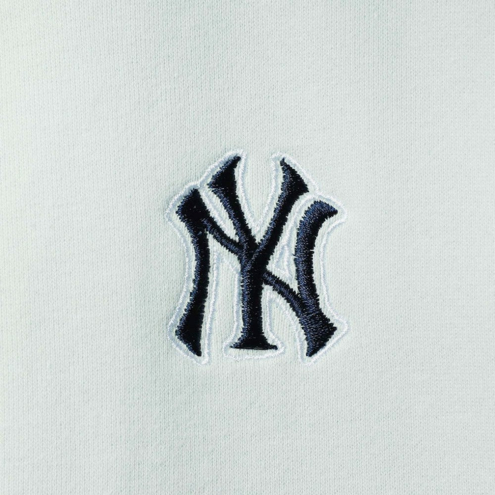 Light Blue New York Yankees The Wild Collective Women's Two-Hit Quarter-Zip Pullover Top