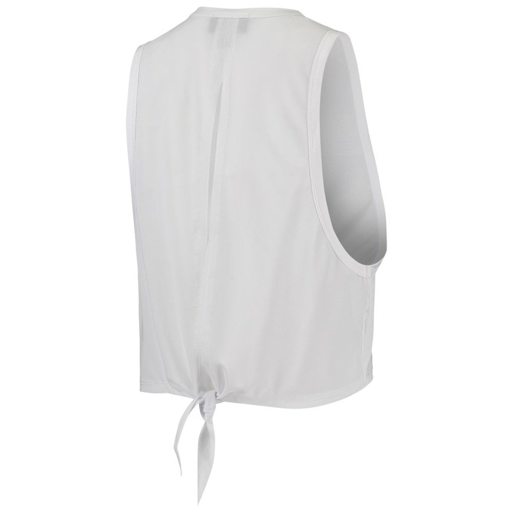 White Chicago White Sox The Wild Collective Women's Open Back Twist-Tie Tank Top