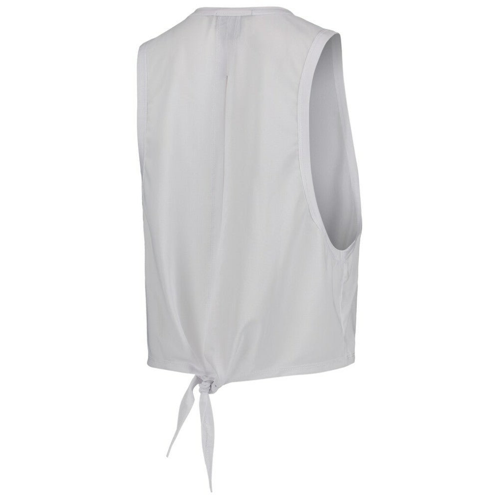 White San Francisco Giants The Wild Collective Women's Open Back Twist-Tie Tank Top