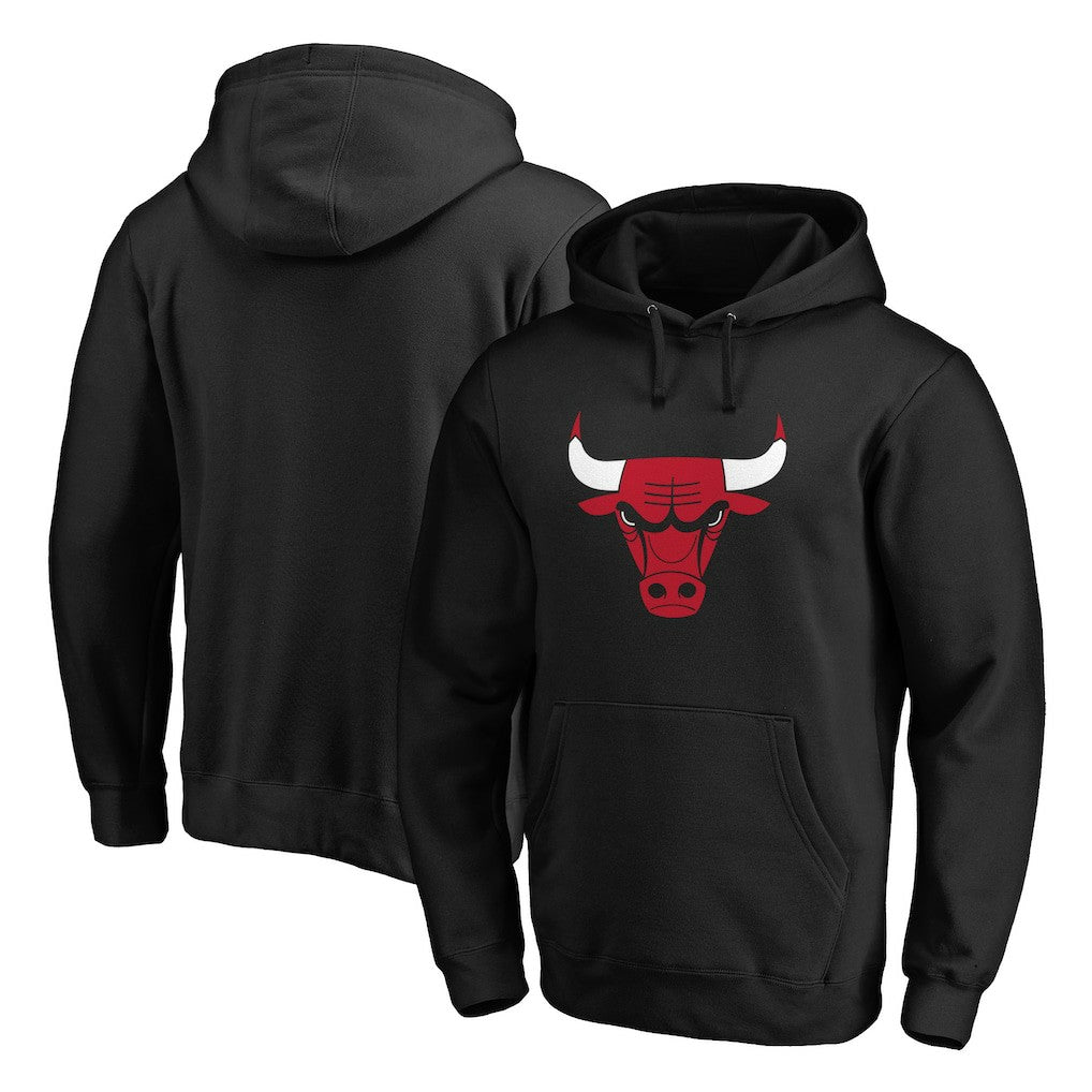 Chicago Bulls Primary Mascot Logo Pullover Hoodie