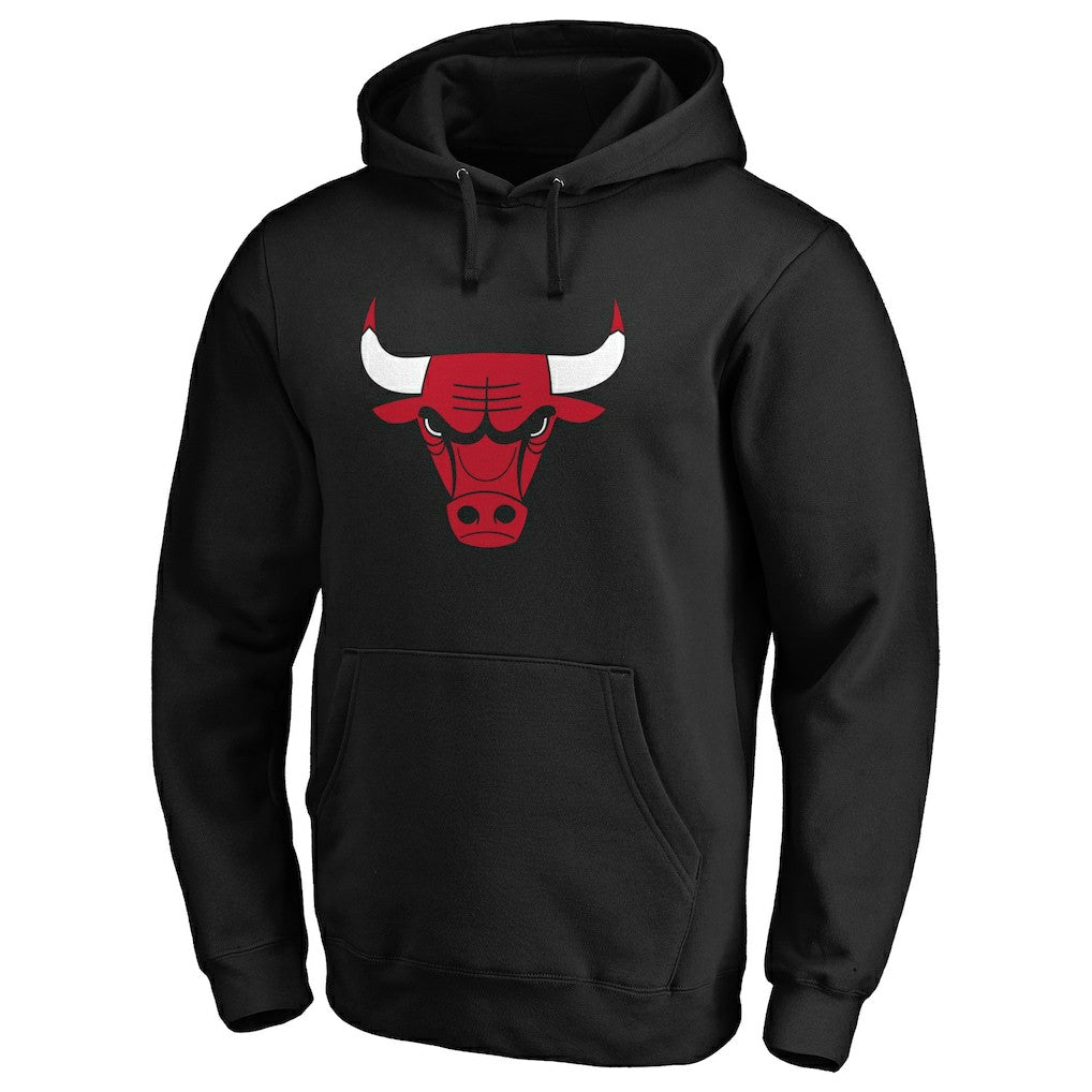 Chicago Bulls Primary Mascot Logo Pullover Hoodie