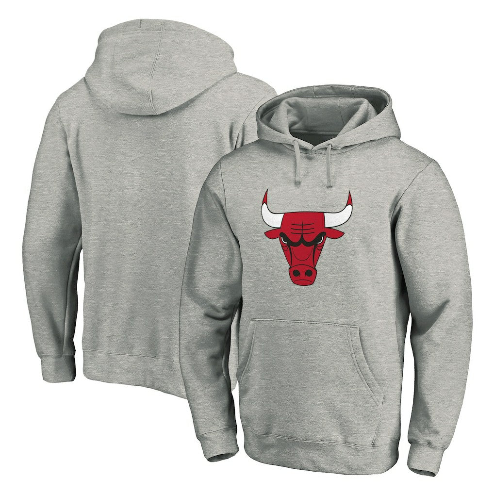 Chicago Bulls Primary Mascot Logo Pullover Hoodie