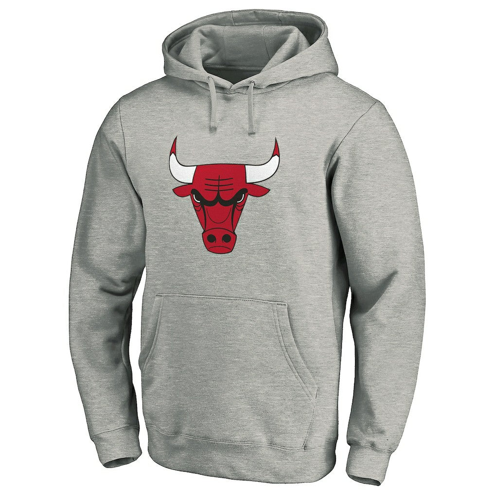 Chicago Bulls Primary Mascot Logo Pullover Hoodie