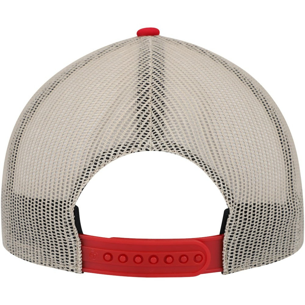 Red/Natural Washington Nationals '47 Rawhide Trucker Snapback Hat