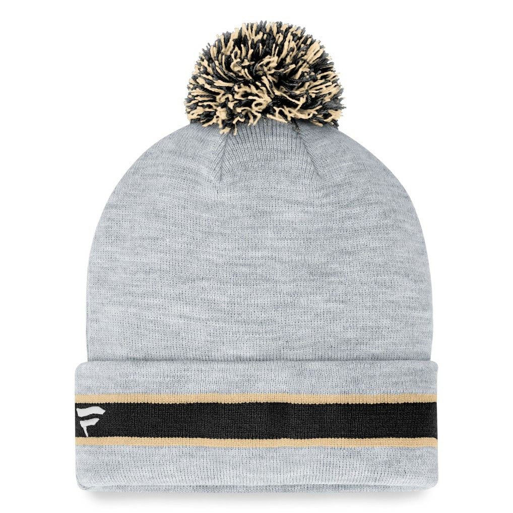 Cuffed Knit Hat with Pom - New Orleans Saints Hats