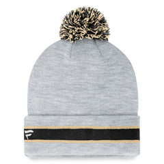 Cuffed Knit Hat with Pom - New Orleans Saints Hats