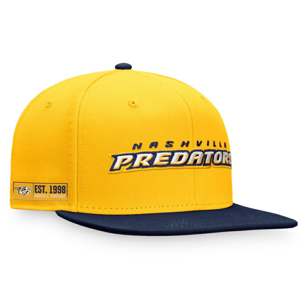 NHL Nashville Predators Fanatics Iconic Color Blocked Snapback Hat
