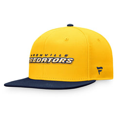 NHL Nashville Predators Fanatics Iconic Color Blocked Snapback Hat