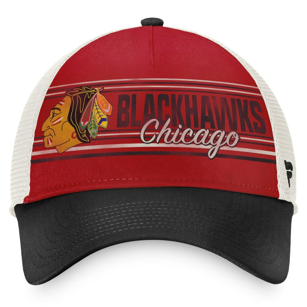 NHL Chicago Blackhawks Fanatics True Classic Retro Trucker Snapback Hat