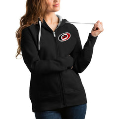NHL Carolina Hurricanes Antigua Women's Team Victory Full-Zip Hoodie
