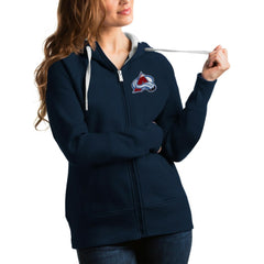 NHL Colorado Avalanche Antigua Women's Team Victory Full-Zip Hoodie