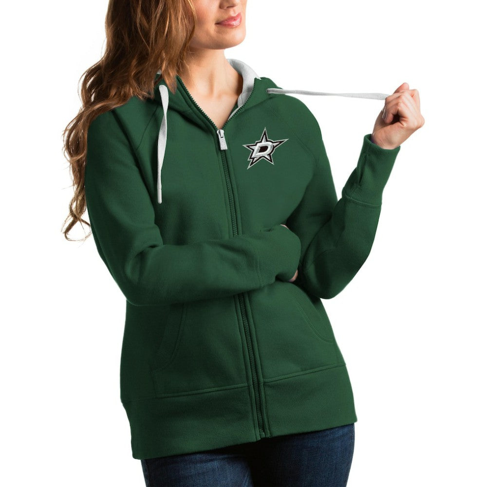 NHL Dallas Stars Antigua Women's Victory Full-Zip Hoodie