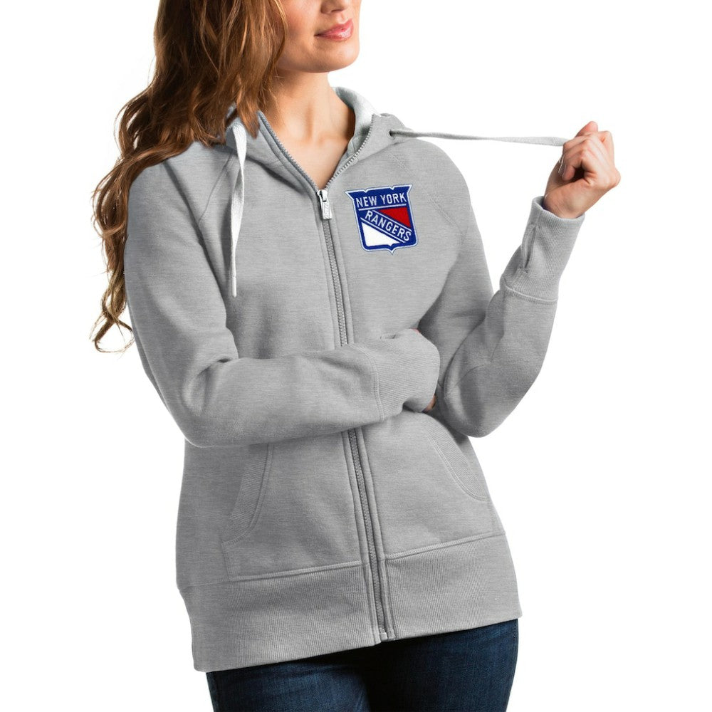 NHL New York Rangers Antigua Women's Victory Full-Zip Hoodie