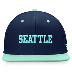 NHL Seattle Kraken Fanatics Heritage City Two-Tone Snapback Hat