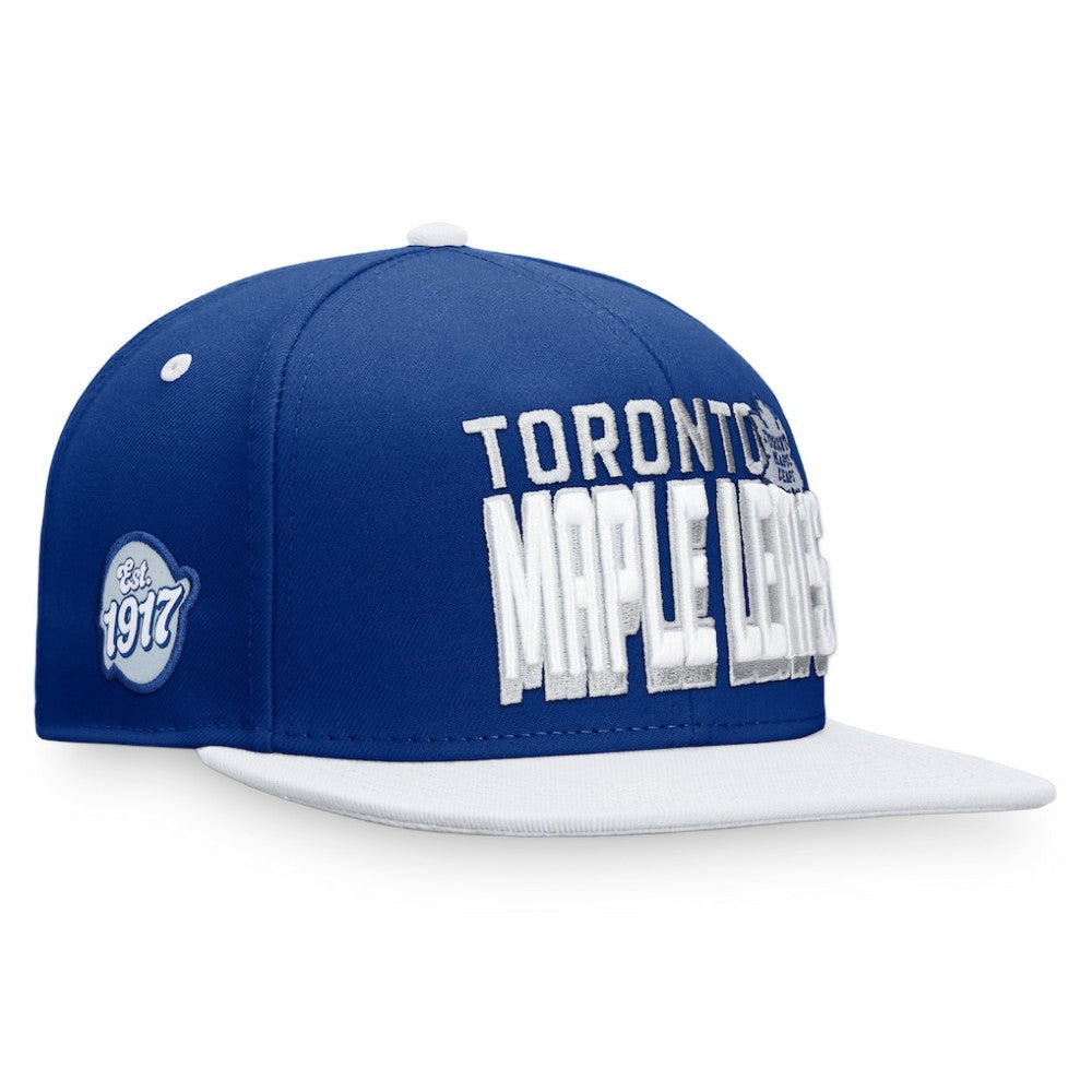 NHL Toronto Maple Leafs Fanatics Heritage Retro Two-Tone Snapback Hat