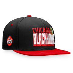 NHL Chicago Blackhawks Fanatics Heritage Retro Two-Tone Snapback Hat