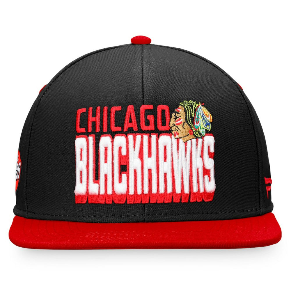 NHL Chicago Blackhawks Fanatics Heritage Retro Two-Tone Snapback Hat