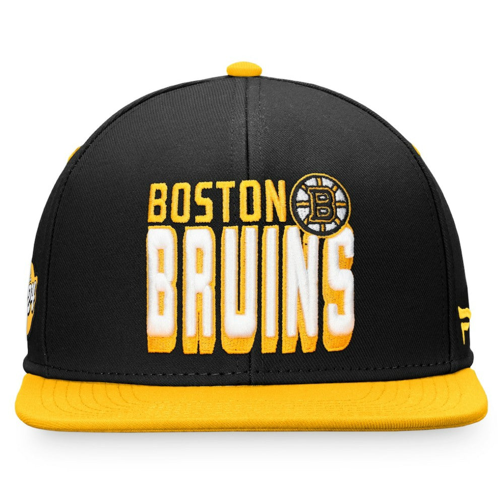 NHL Boston Bruins Fanatics Heritage Retro Two-Tone Snapback Hat