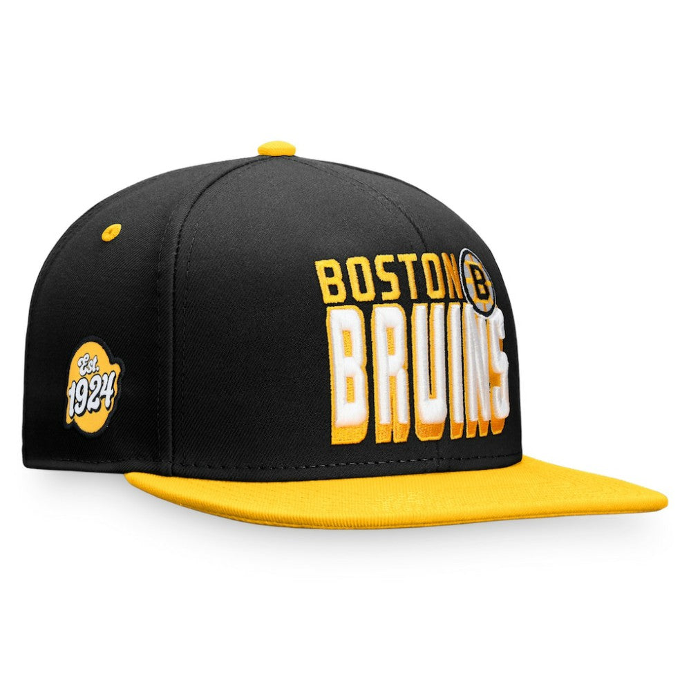 NHL Boston Bruins Fanatics Heritage Retro Two-Tone Snapback Hat
