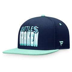 NHL Seattle Kraken Fanatics Heritage Retro Two-Tone Snapback Hat