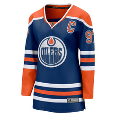 NHL Connor McDavid Edmonton Oilers Fanatics Women's Home Breakaway Jersey