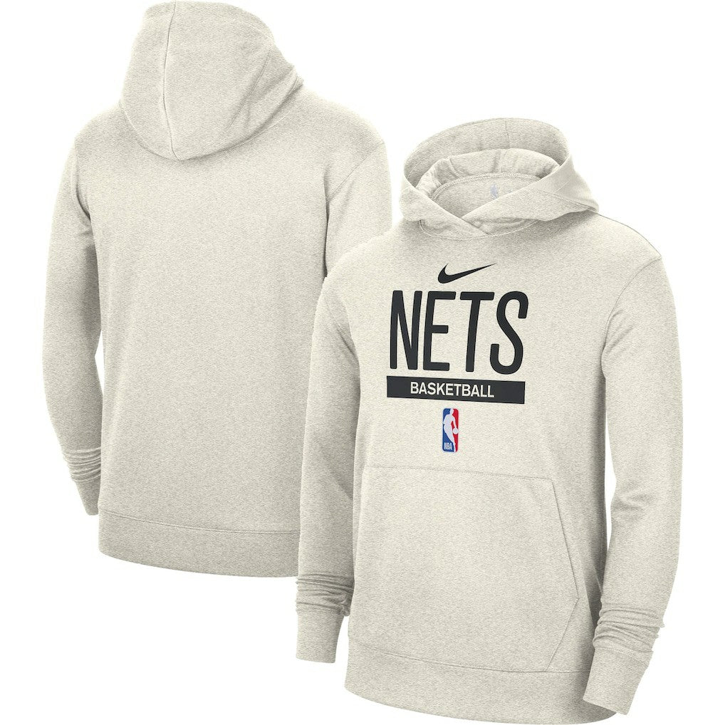 Nike Brooklyn Nets 2022/23 Spotlight On-Court Practice Performance Pullover Hoodie