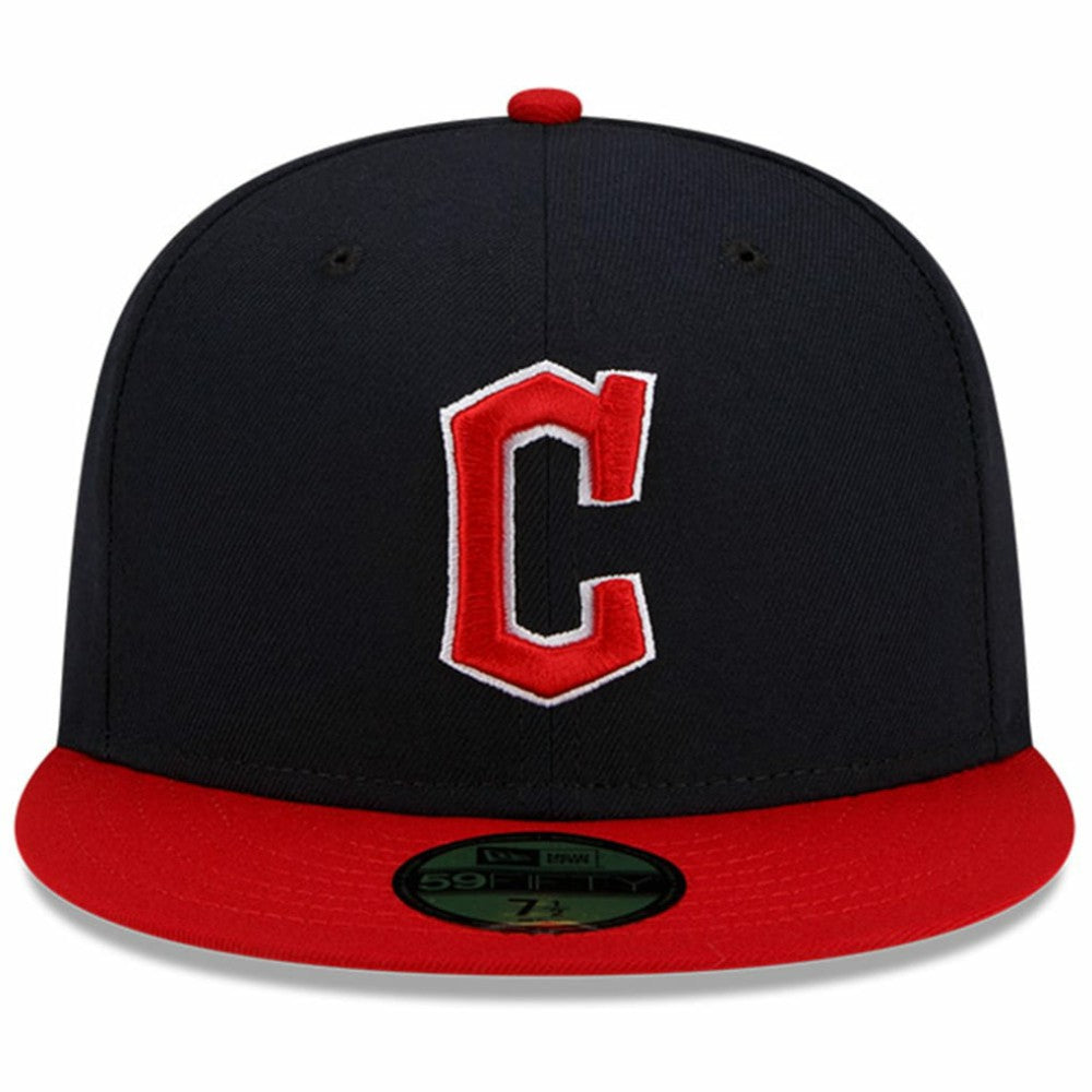 Navy/Red Cleveland Guardians New Era Home Authentic Collection On-Field 59FIFTY Fitted Hat