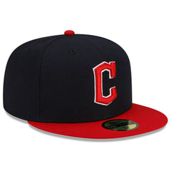 Navy/Red Cleveland Guardians New Era Home Authentic Collection On-Field 59FIFTY Fitted Hat