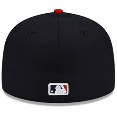 Navy/Red Cleveland Guardians New Era Home Authentic Collection On-Field 59FIFTY Fitted Hat