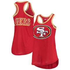 G-III 4Her by Carl Banks Women's Tater Burnout Tank Top - San Francisco 49ers Tops