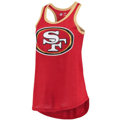 G-III 4Her by Carl Banks Women's Tater Burnout Tank Top - San Francisco 49ers Tops