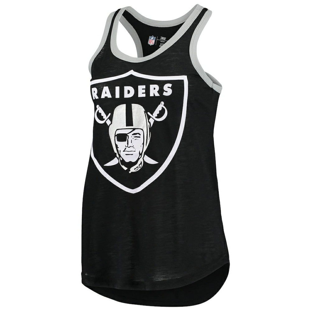 G-III 4Her by Carl Banks Women's Tater Burnout Tank Top - Las Vegas Raiders Tops