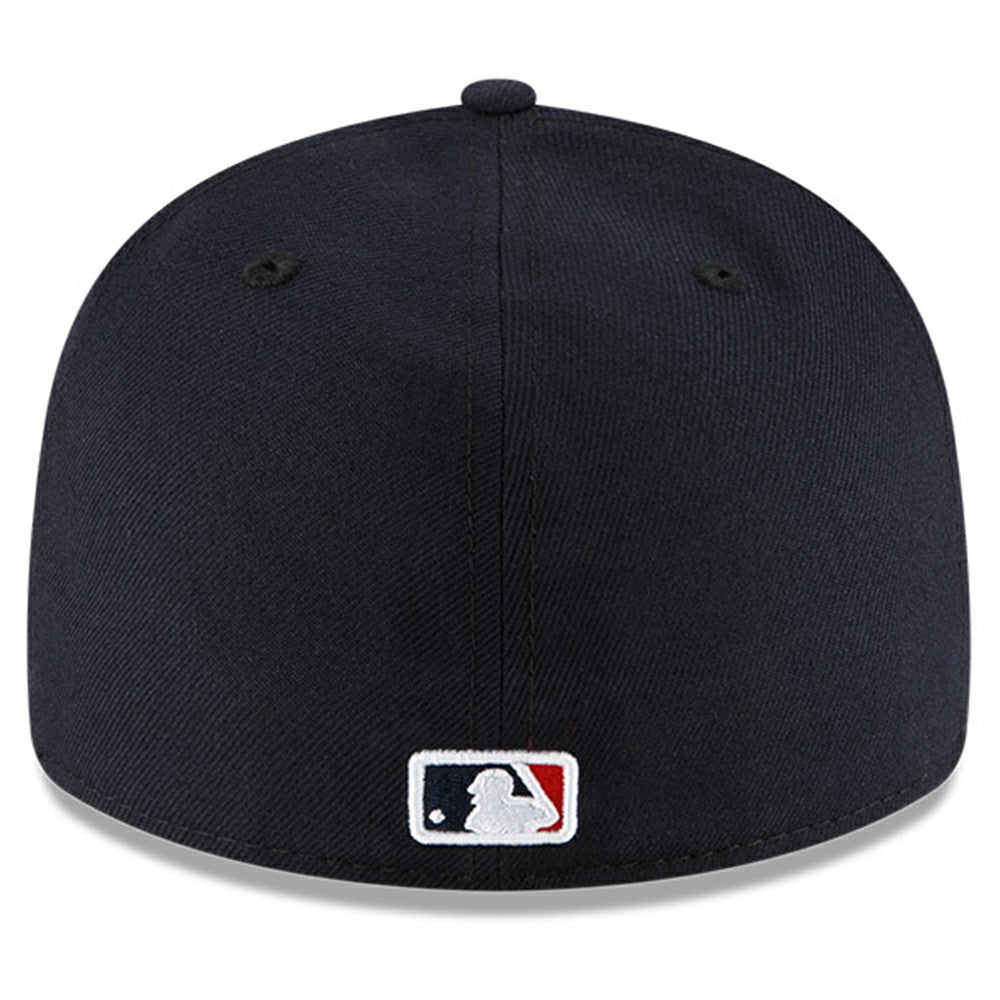 Navy Cleveland Guardians New Era Authentic Collection On-Field Road Low Profile 59FIFTY Fitted Hat