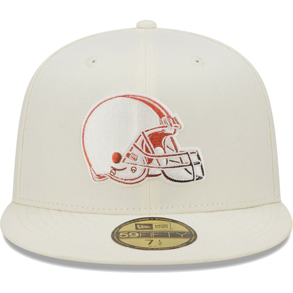 Chrome Color Dim 59FIFTY Fitted Hat - Cleveland Browns Hats