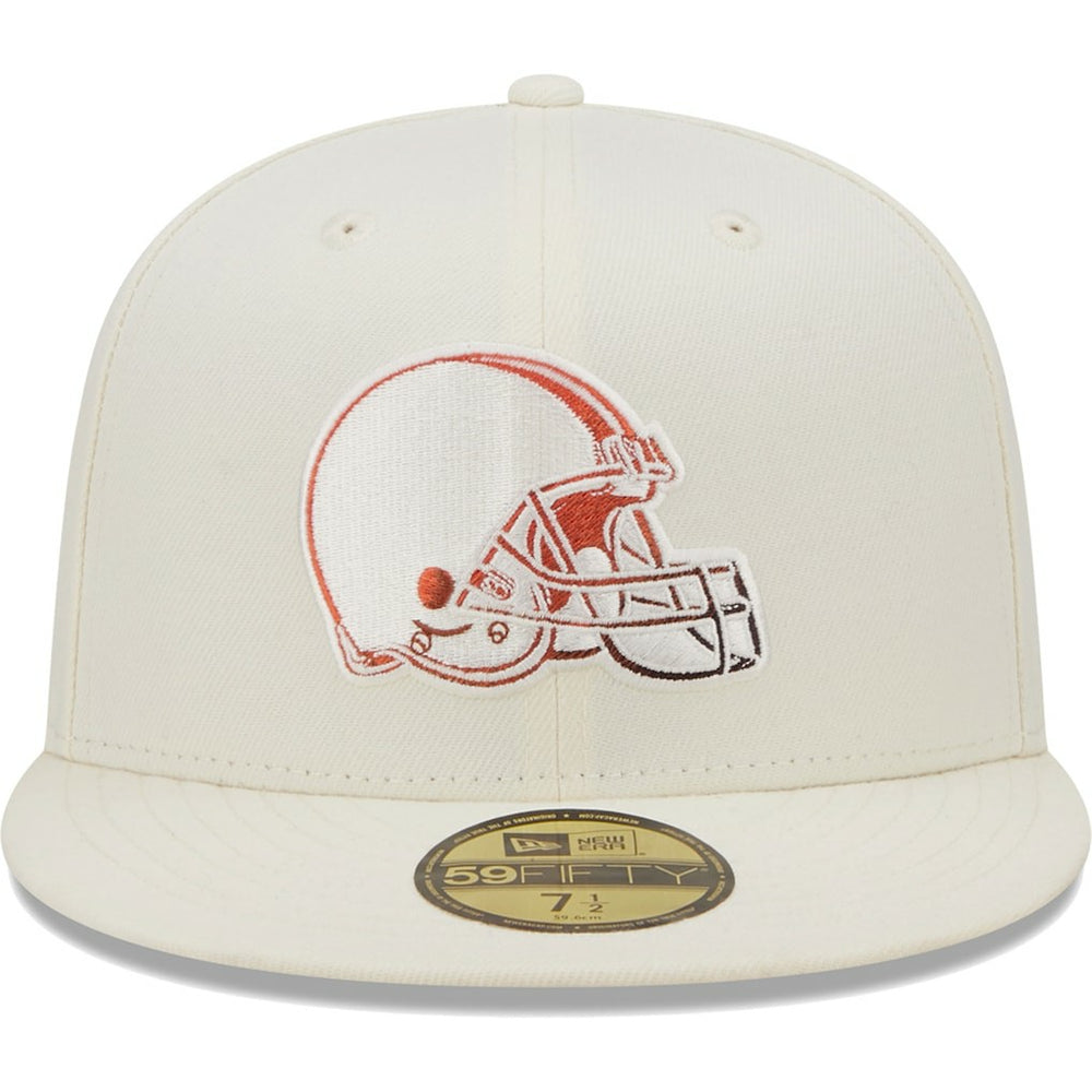 Chrome Color Dim 59FIFTY Fitted Hat - Cleveland Browns Hats