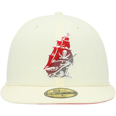 Chrome Color Dim 59FIFTY Fitted Hat - Tampa Bay Buccaneers Hats