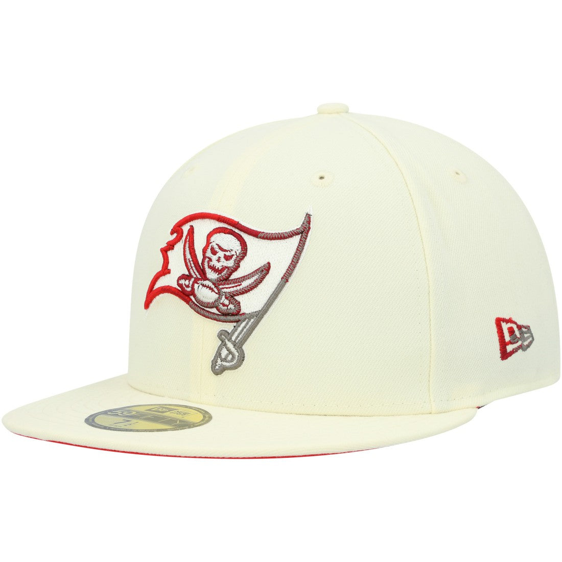 Chrome Color Dim 59FIFTY Fitted Hat - Tampa Bay Buccaneers Hats