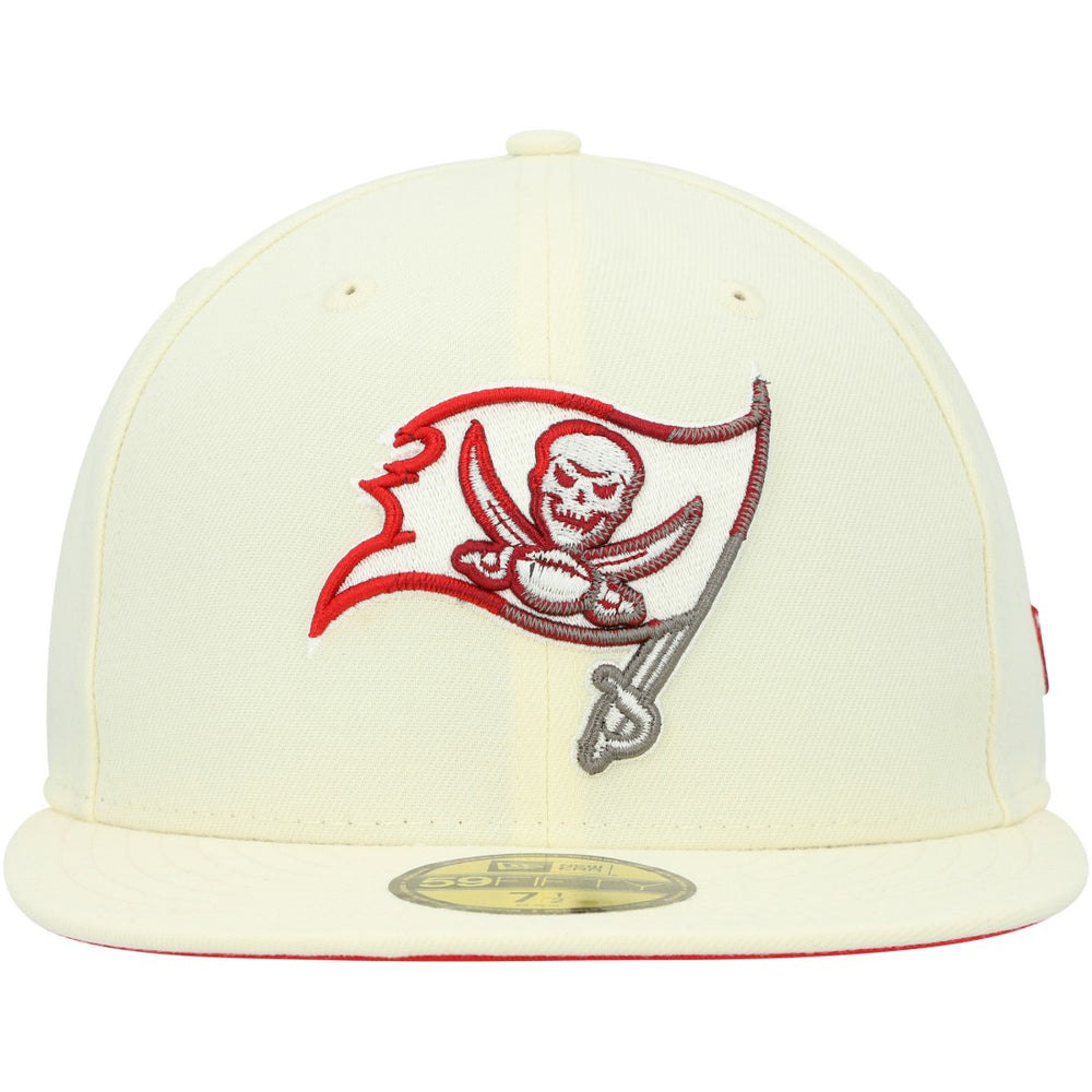 Chrome Color Dim 59FIFTY Fitted Hat - Tampa Bay Buccaneers Hats