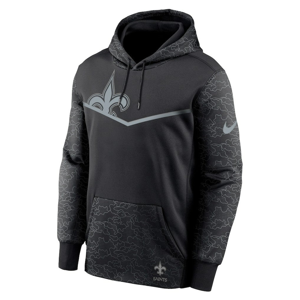 RFLCTV Chevron Pullover Hoodie - New Orleans Saints Hoodies