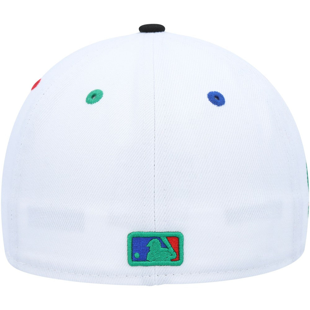 White/Black Los Angeles Dodgers New Era 60th Anniversary Primary Eye 59FIFTY Fitted Hat