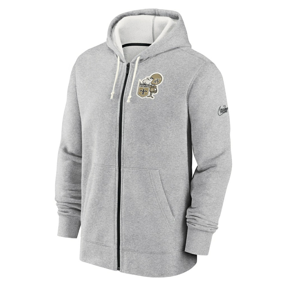 Historic Lifestyle Full-Zip Hoodie - New Orleans Saints Hoodies