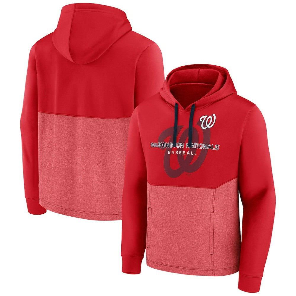 Red Washington Nationals Fanatics Call the Shots Pullover Hoodie