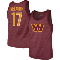 Terry McLaurin  Majestic Threads Player Name & Number Tank Top - Washington Commanders Tops