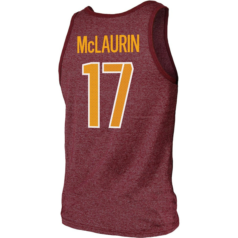Terry McLaurin  Majestic Threads Player Name & Number Tank Top - Washington Commanders Tops