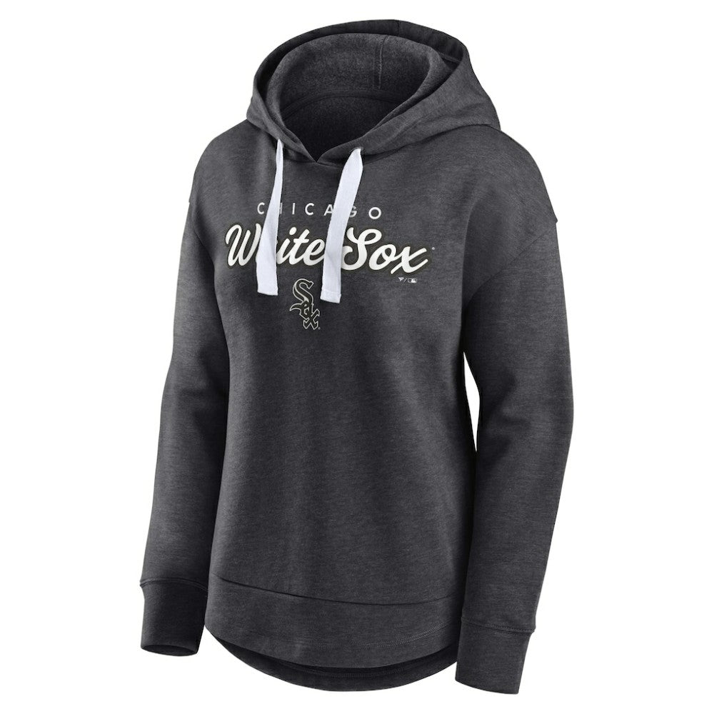 Heather Charcoal Chicago White Sox Fanatics Women's Set to Fly Pullover Hoodie