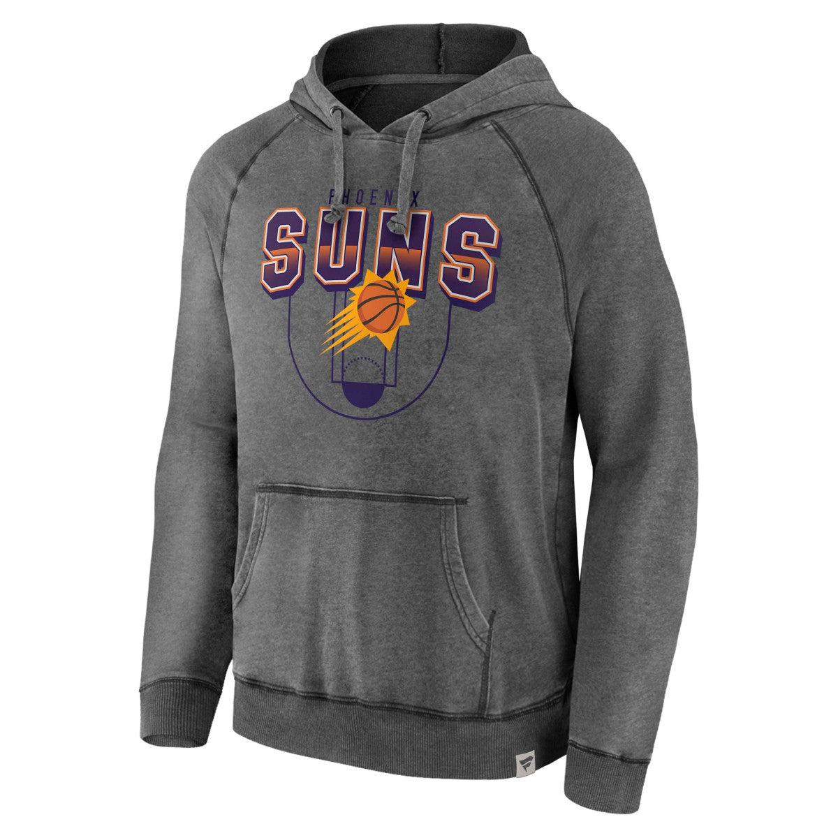 Fanatics Phoenix Suns True Classics Vintage Snow Wash Raglan Pullover Hoodie