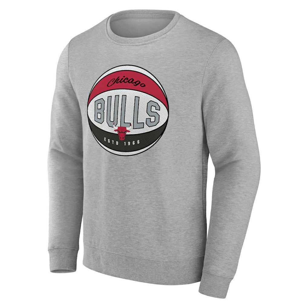 Fanatics Chicago Bulls True Classics Vint Pullover Sweatshirt sale